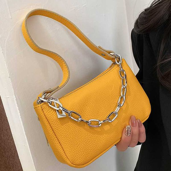 

totes women genuine leather handbag designer chain fashion luxury cowhide ladies shoulder bags female messenger bag