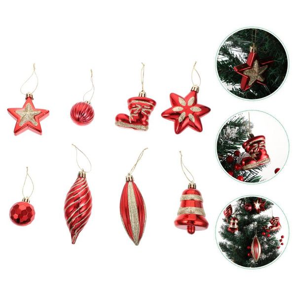 

party decoration 42pcs christmas scene pendant decorative hanging