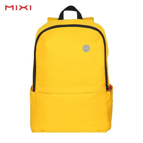 

backpack mixi brief light men women casual back bag shoulder waterproof canvas 15"