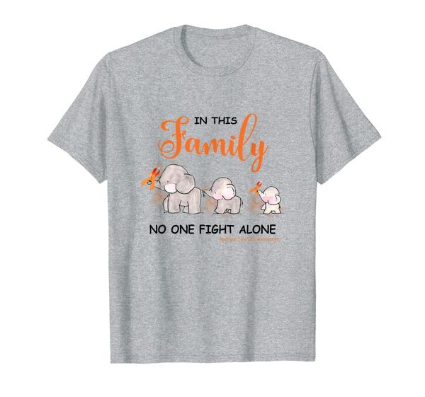

in family no one fight alone multiple sclerosis awareness t-shirt, White;black