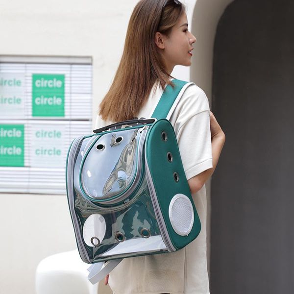 

cat carriers,crates & houses pet backpack back bag go out carrying space