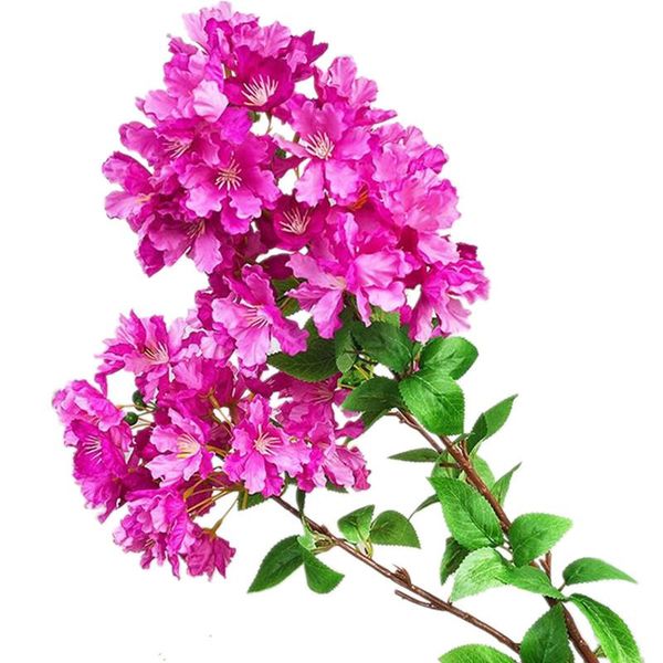 

decorative flowers & wreaths one silk crape myrtle stem artificial common crapemyrtle flower 3 branches/piece for home