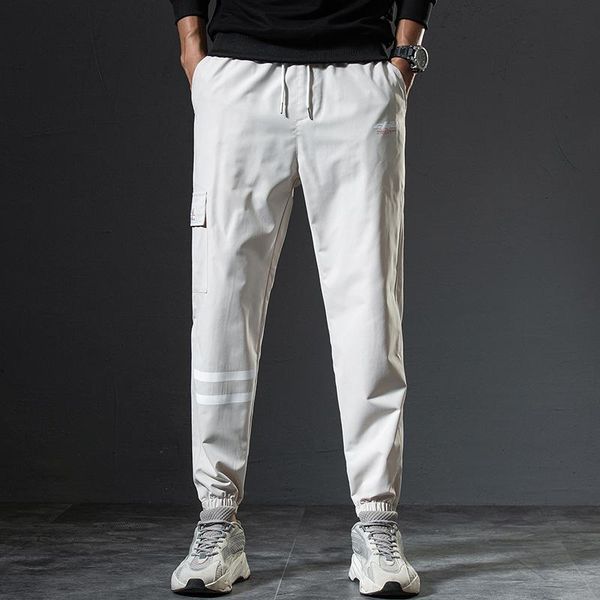 

men's casual pants men 2021 spring new black sweatpants joggers trousers street wear sports plus size pants trousers men