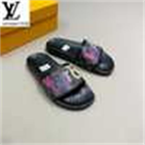 

designer luxury women and men sandals slippers 35-46 slides sneakers loafers sandals 84qw, Black