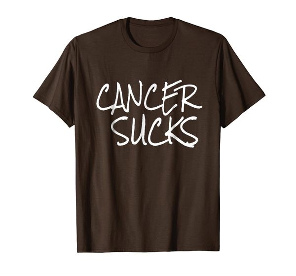 

cancer sucks get well gift idea shirt, White;black