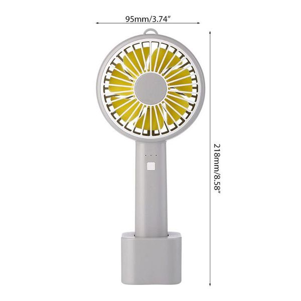 

electric fans hand-held portable cartoon base fan mini style usb hand p9yd