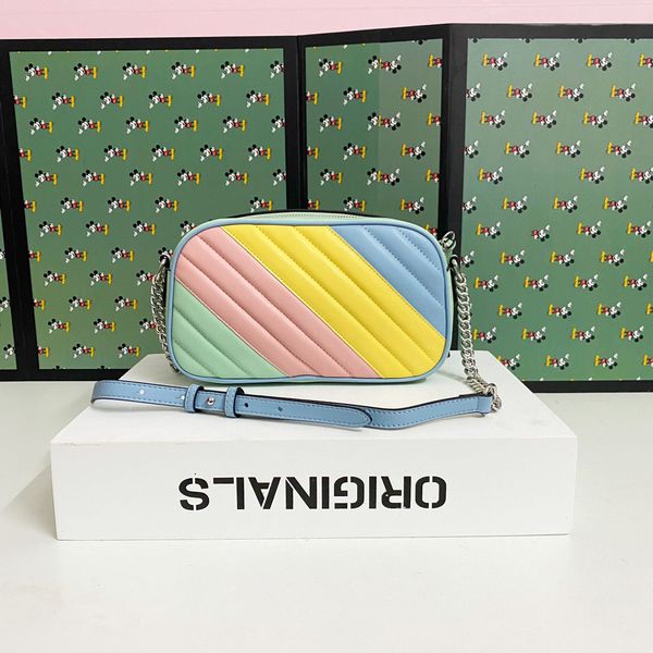 

2021 new high qulity macaroon bags classic womens handbags ladies composite tote marmont leather clutch shoulder bag female purse wallet
