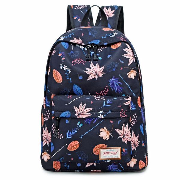 

backpack printing canvas bag fashion women school bags for teenagers durable lapgirl & boy travel
