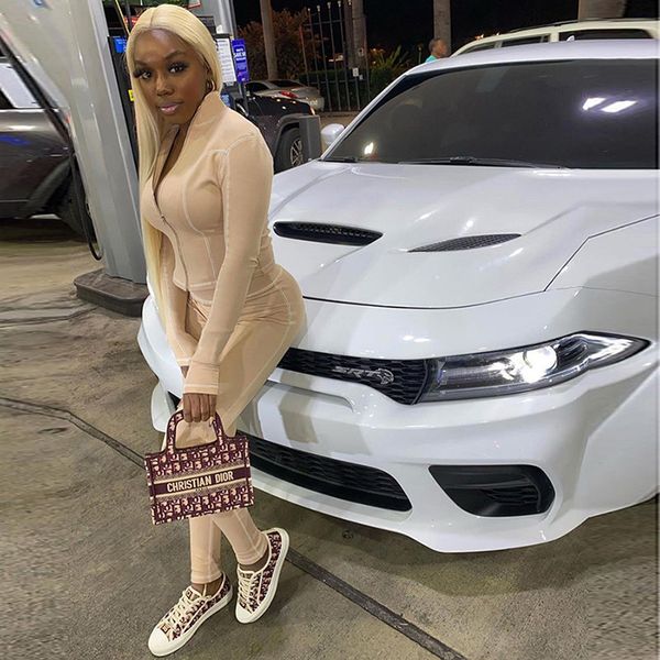 

sports and pants 2 piece sets track suits woman bodycon two piece sweatsuit for women matching sets c87-dc37, White