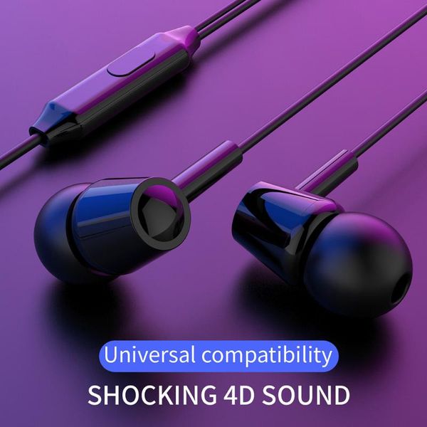

game music headset s01 3.5mm in-ear wired earphones stereo bass earphone headphones with microphone wired headset#p30