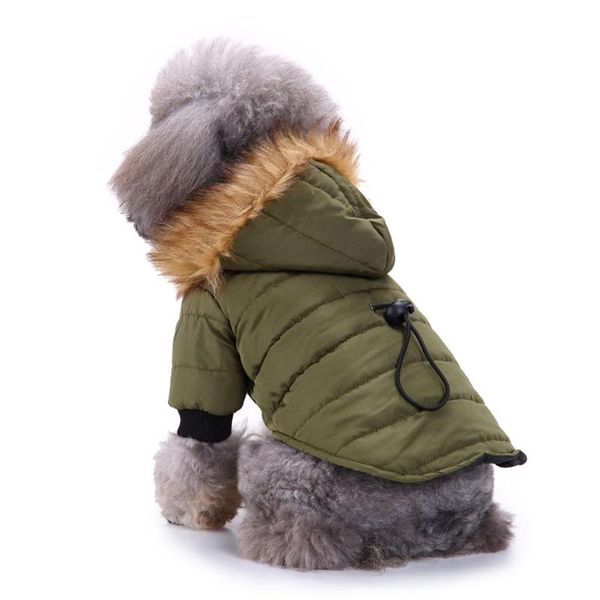 

dog apparel pet coat warm winter clothes for small dogs hoodies puppy jacket costume