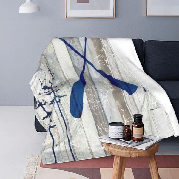 

blankets boat paddle retro wood grain with pine trees decorative ultra-soft micro fleece blanket throw fuzzy lightweight hypoallergenic