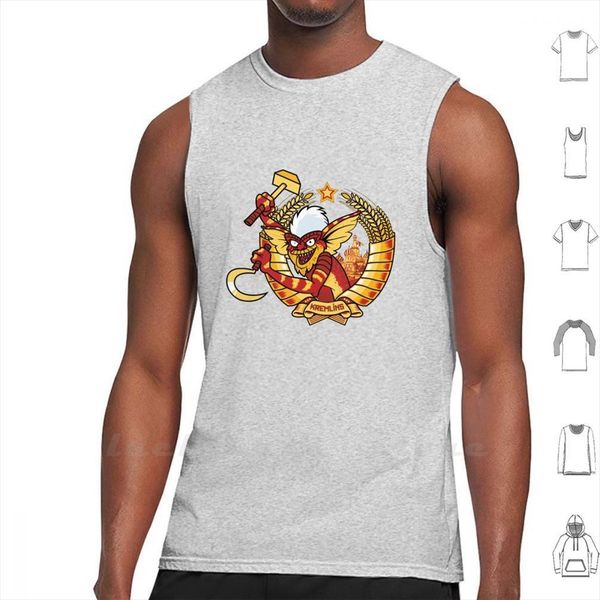 

kremlins tank vest sleeveless gremlins men gremlin stripe kremlin batch gizmo, White;black