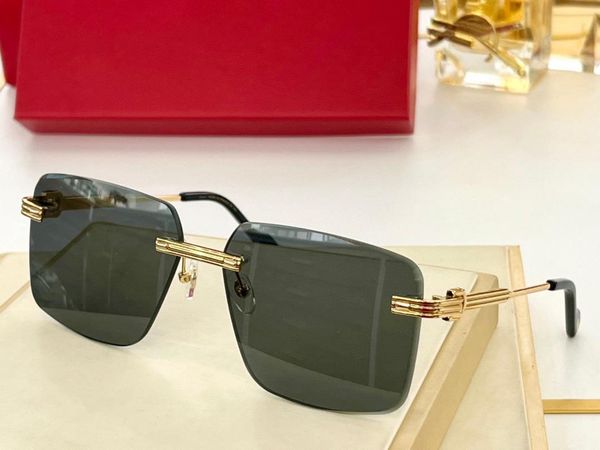 

sunglasses for men and women 2022 designer vintage summer style 8200762 nti-ultraviolet pink retro plate oval frameless driving fishing fash, White;black