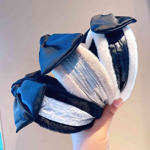 

barrettes hairpin korean jewelry ~ ins autumn and winter new super warm design, hairline butterfly hair clamp, Golden;silver