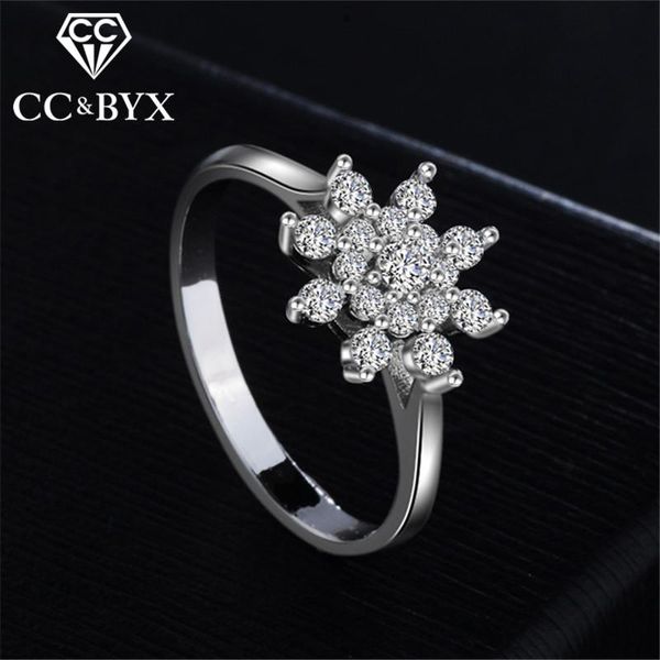 

cluster rings silver ings for women vintage wind flower bridal wedding jewelry engagement ringen white gold color anel drop 719, Golden;silver