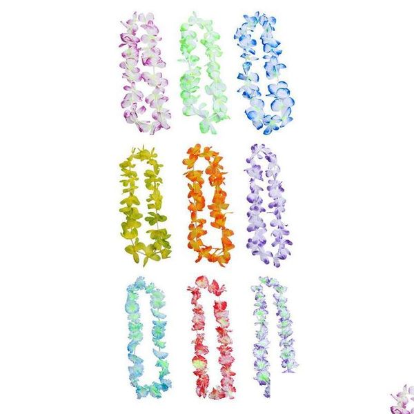 

50pcs/pack hawaiian leis wreath necklace artificial flower for wedding party decoration supplies di jlllid sport777