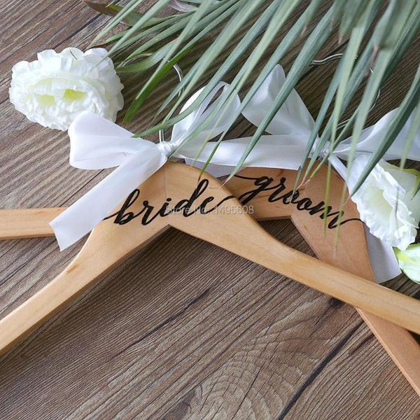 

hangers & racks bride and groom - brides gift grooms