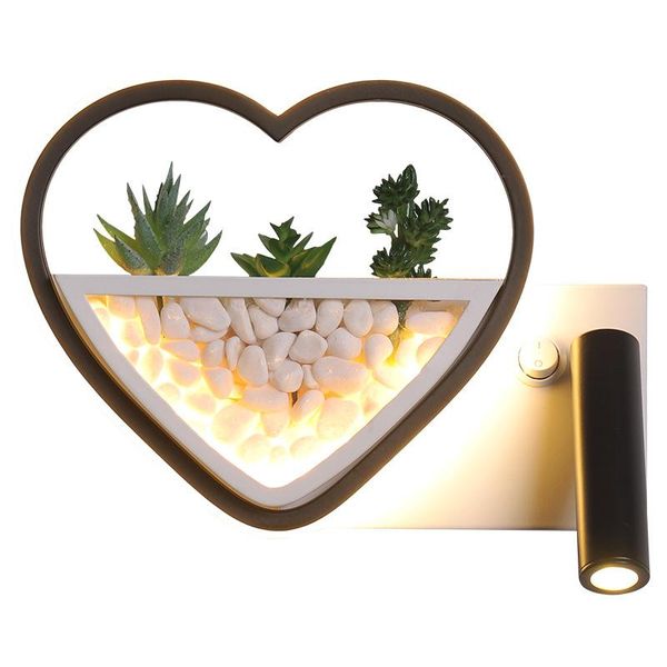 

wall lamp modern minimalist plant bedroom bedside led nordic balcony living room aisle background decoration lamps