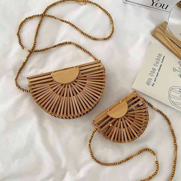 

evening bags 2021 summer casual simple messenger lipstick bag straw woven hollow female fashion design lady beach small