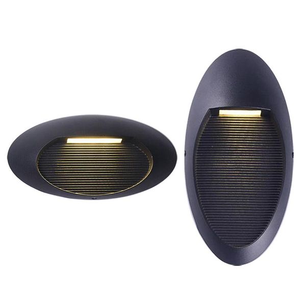 

modern minimalist led wall lamp 3w outdoor waterproof wall lights porch garden light decorative lighting sconce 3000k 6000k