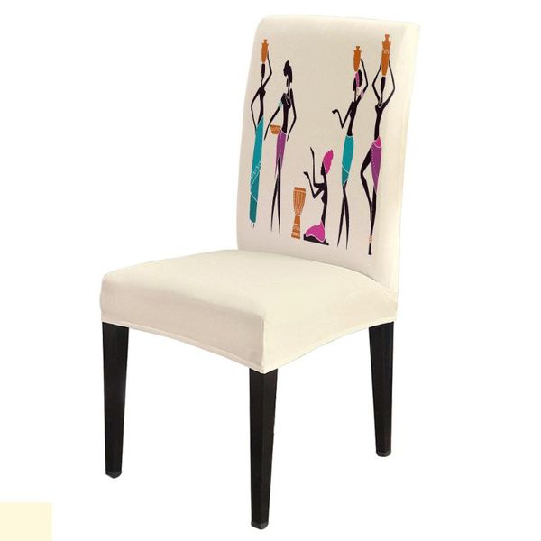 

chair covers woman african ancient bottle ethnic cover for dining room table kitchen tablecloth home decor
