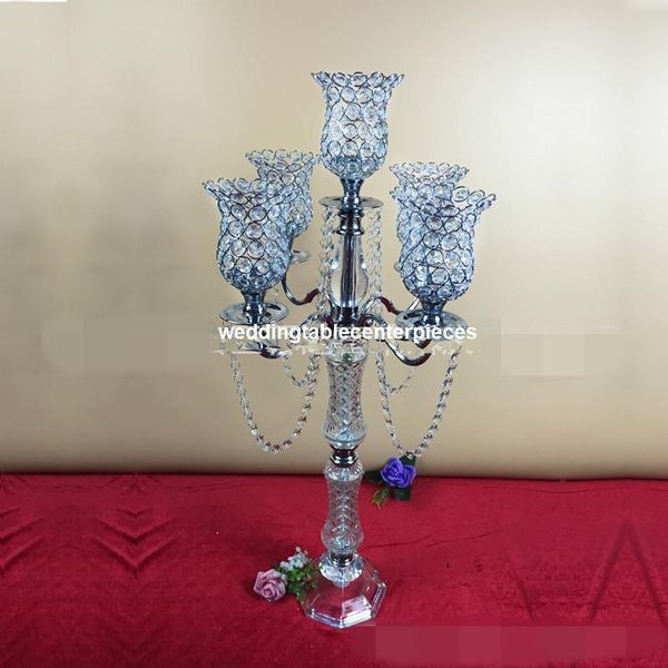 

party decoration 90cm tall )10pcs) 30days sent )tall wedding plastic candelabra acrylic centerpieces wholesale