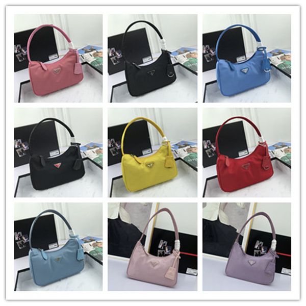 

designer woman luxury re-edition 2005 nylon hobo pouch purse totes shoulder hand bag 1ne515 handbag size: 23*13*5cm