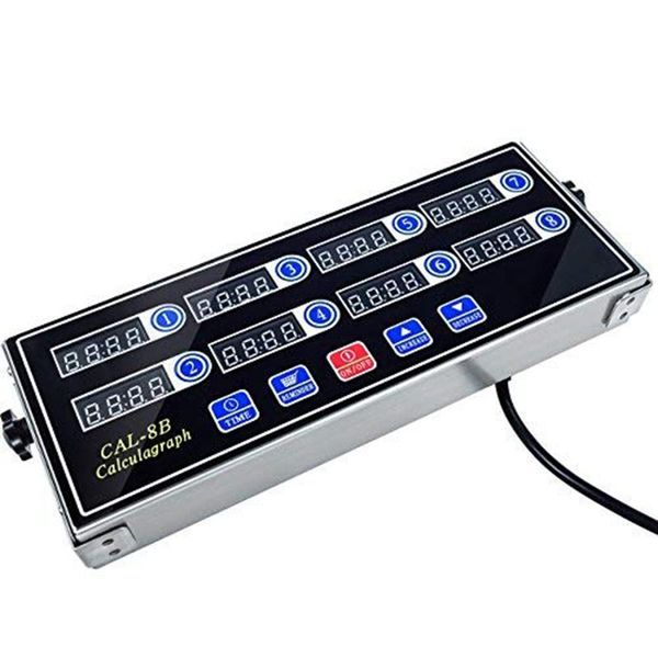

timers us plug,portable calculator 8 channel digital timer kitchen cooking lcd display clock vibration reminder