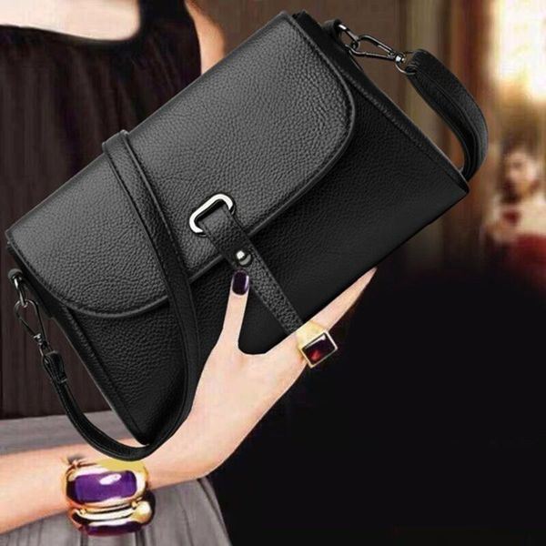 

evening bags fashion women crossbody bag pu leather small flap messenger for ladies sling mobile phone wallet handbags