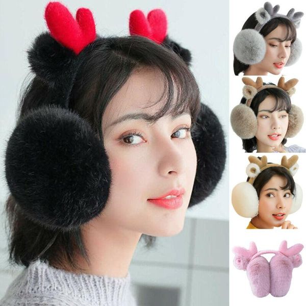 

towel winter cute girl furry earmuff luxury soft earmuffs ear warmer muffs gift