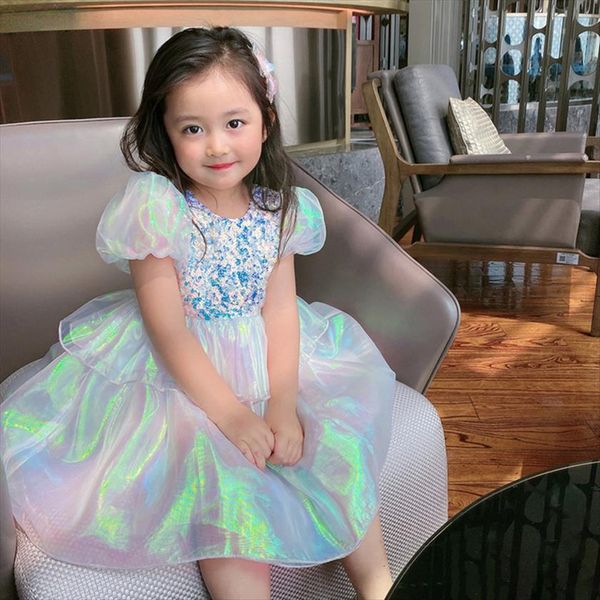 

fancy girls princess costume girl dresses sequines chidlren wedding evening ball grown kids for clothing size 3 10y, Red;yellow