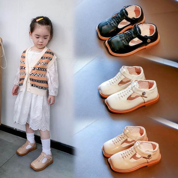 

baby sneakers girls kids shoes leather children wear spring autumn moccasins soft princess infant footwear b7831, Black;red