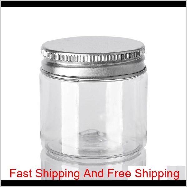 

30 40 50 60 80ml plastic jars transparent pet plastic storage cans boxes round bottle with plasti qylvut wphome