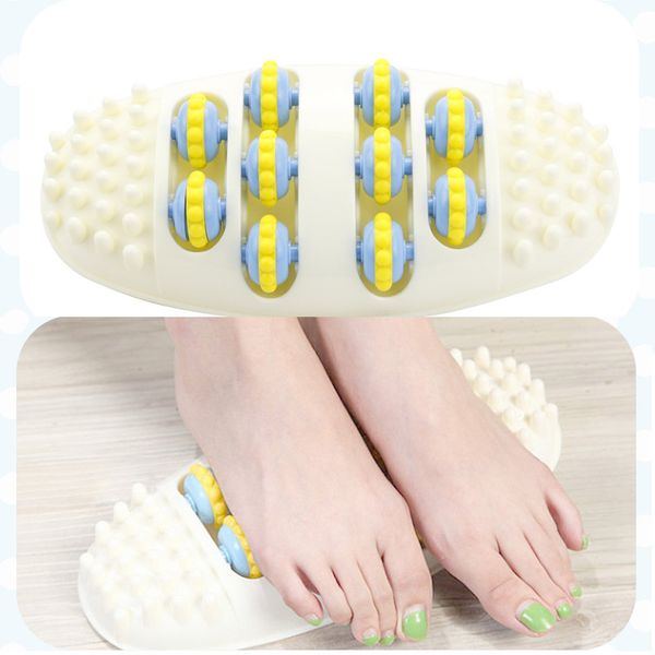 

foot massage device roller wheel feet massager acupuncture point massage pain relief relaxation reflexology foot health care rab