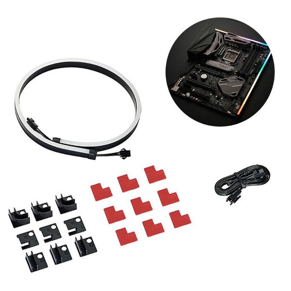 

strips 1 set rgb led strip light for 5v 3pin header aura 550mm pc computer case decor , motherboard
