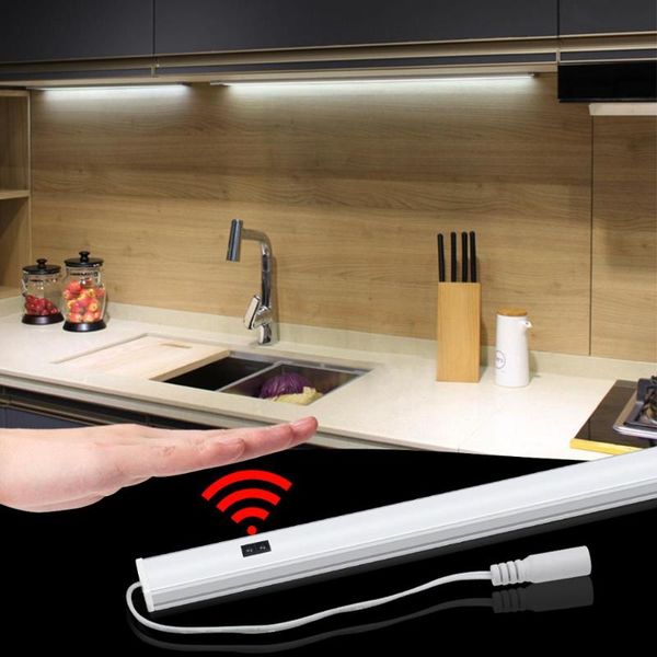 

12v sensor led cabinet light lamp hand sweep motion sensor kitchen light hand wave led bar bedroom closet wardrobe