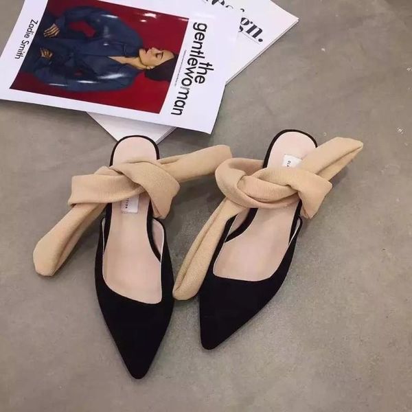 

dress shoes 2021 fashion women's prom pumps personality female elegant stiletto fabric sandalias ladies office high heels j14-15, Black