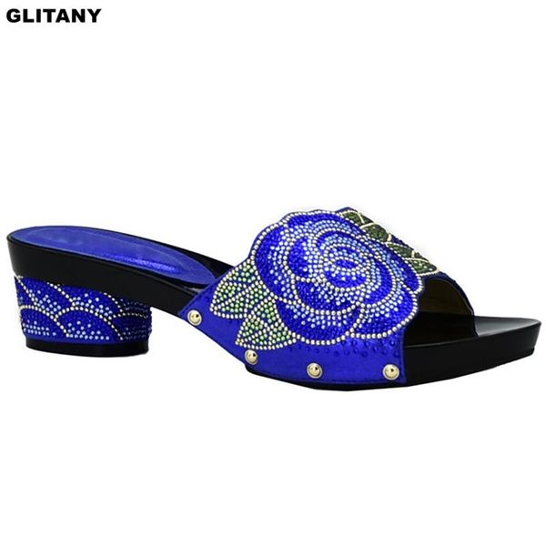 

dress shoes latest blue african women decorated with rhinestone italy for party italian summer high heels pumps, Black