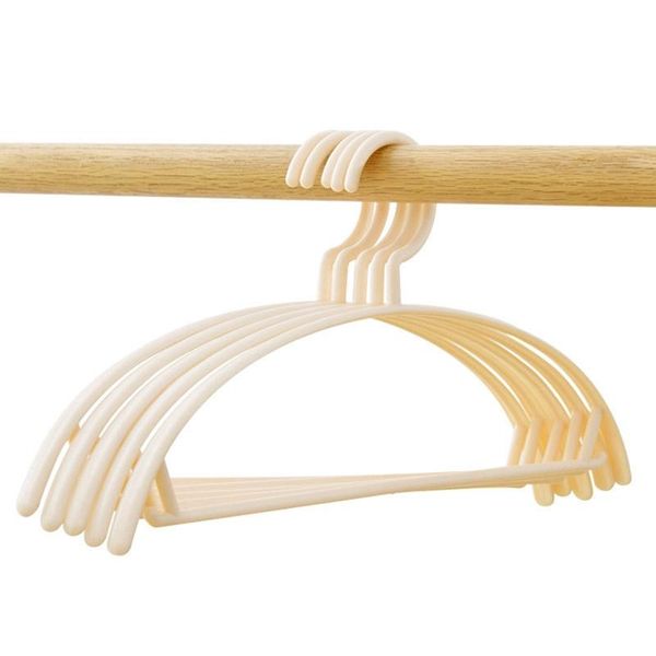 

hangers & racks 10 pack plastic hanging heavy duty dry wet clothes with non-slip pads space saving drying rack