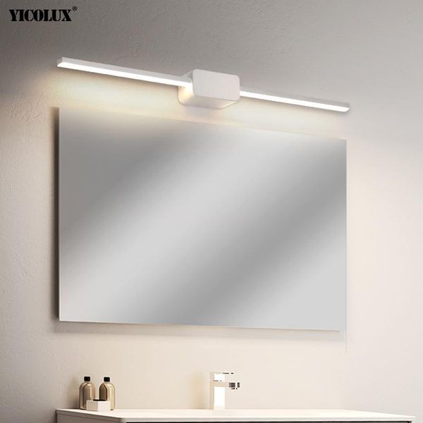 

wall lamps 7w morden acrylic mirror light led bathroom lamp black white color indoor lighting