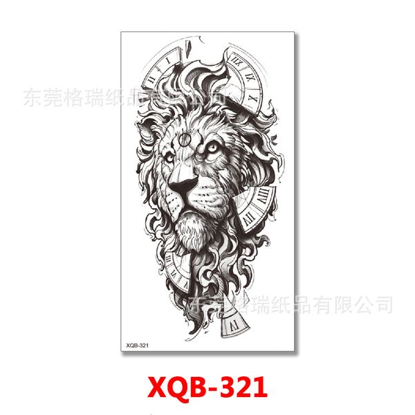 

tattoo paste small full arm sticker 2021 tiger lion flower