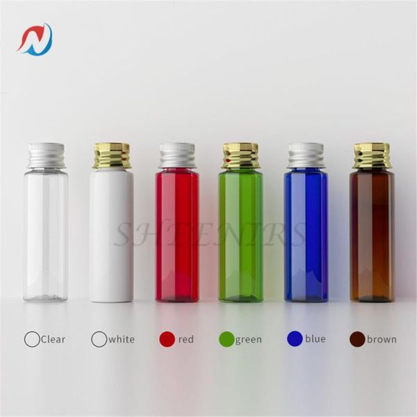 

storage bottles & jars hip 12pcs 30ml 1oz small empty plastic pet toner essence water bottle with flat shoulder and aluminum cap for co