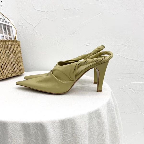 

sandals asusan_ store summer genuine leather sandal women solid color, Black