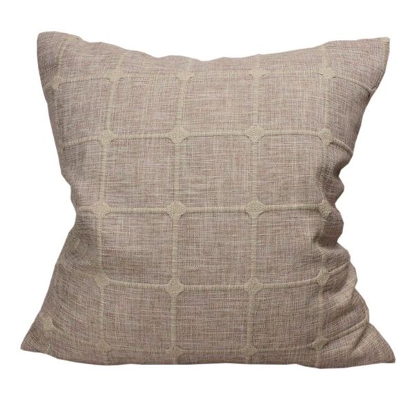 

cushion/decorative pillow curcya jacquard plaid big cushion covers solid colors check durable sofa large throw case for home store decoratio