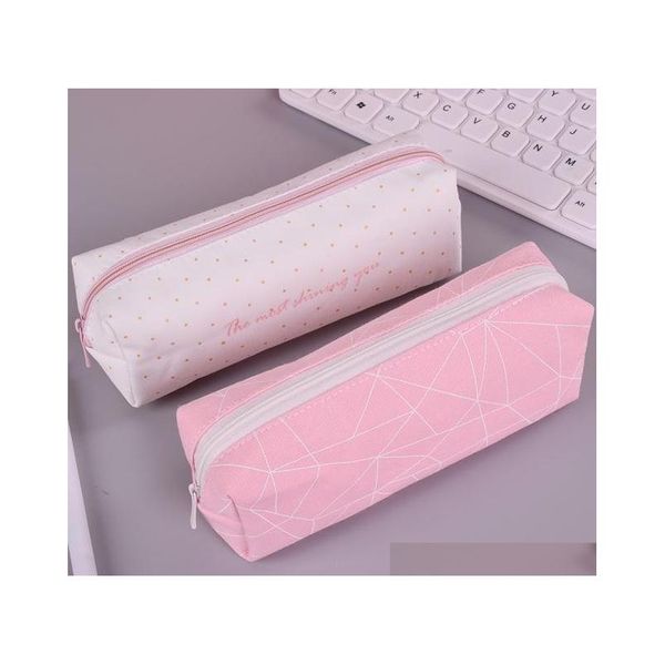 

cases canvas square student case school cases for girl stationery canvas pencil bag estojo escolar jllofe home003