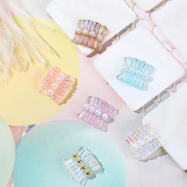 

nail art decorations crystal aurora gem charm -skirt -set of 10pcs skirt rhinestone 3d jewelry/aurora symphony charms,u788, Silver;gold