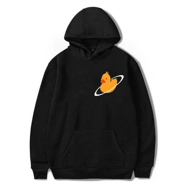 

women's hoodies & sweatshirts 2021 quackity printing men's /women's fashion kawayi anime boys/girls hooded clothes, Black