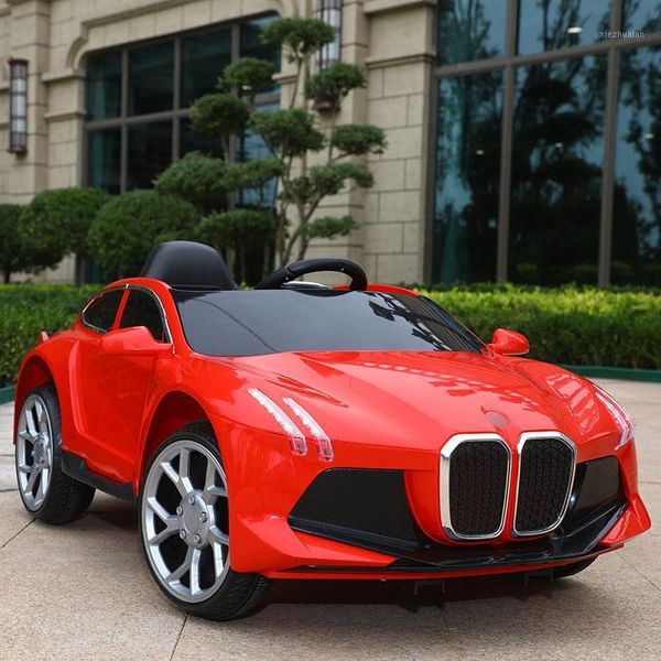 

gift sets simulation children's electric sports car dual drive four wheeled with romote control 1-8years old luxury kids1