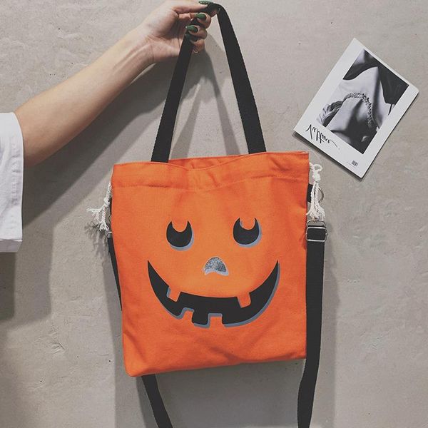 

bag halloween thickened digital canvas printing candy xinhl